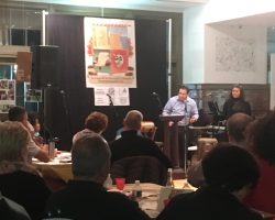 Members of the #cancelthedebt project were invited to explain the collapse of Puerto Rico's colonial financial arrangement with the United States.